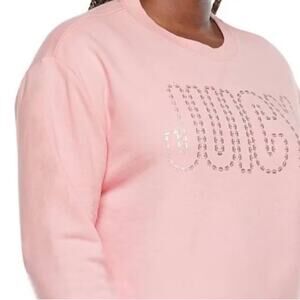 Juicy Couture Women's Flamingo Pink
Crop Pullover Sweatshirt Xxl
